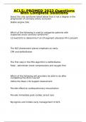 ACLS&colon; PROMED 2023 Questions with Complete Solutions 