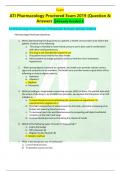 PHARMACOLOGY  EXAMS QUESTIONS AND ANSWERS