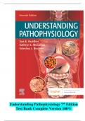 Understanding Pathophysiology 7 th Edition Test Bank Complete Version 100%