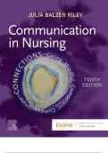 Communication of nursing Text Book 10th Edition by Julia Balzer Riley 