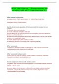 BHSC 1200 Midterm 1 - Human anatomy and physiology-with 100&percnt; verified solutions-2024