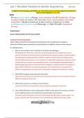 Straighterline Microbiology Lab BIO250L Lab 7 Microbial Genetics & Genetic Engineering Worksheet &lpar;New Version Updated&rpar; Scored 100&percnt;