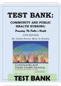Exam (elaborations) , ATI RN COMMUNITY HEALTH (601)  Community and Public Health Nursing 2024 Reviewed