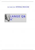 Lange Q & A. Internal Medicine