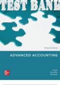 TEST BANK for Advanced Accounting, 15th Edition by Joe Ben Hoyle, Thomas Schaefer & Timothy Doupnik ISBN13: 9781264798483 (Complete 19 Chapters)