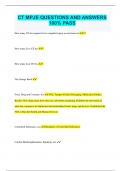 CT MPJE QUESTIONS AND ANSWERS 100&percnt; PASS