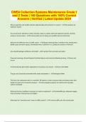 CWEA Bundled Exams with Complete Solution &vert; Verified &vert; Guaranteed Success