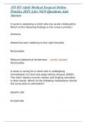 ATI RN Adult Medical Surgical Online Practice 2019 A for NGN Questions And Answer