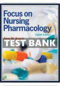 Exam (elaborations) Focus On Nursing Pharmacology 8th Edition By Karch  Focus Nursing Pharmacol 8e (Int Ed) PB 2024 Reviewed
