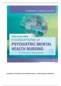 Halter Varcarolis’ Foundations of Psychiatric Mental Health Nursing: A Clinical Approach, 8th Edition 2024 Reviewed