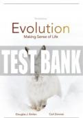Test Bank For Evolution - Third Edition ©2020 All Chapters - 9781319230937