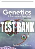 Test Bank For Genetics&colon; A Conceptual Approach - Seventh&nbsp;Edition &copy;2020 All Chapters - 9781319297145