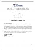 Corporate finance notes,answer topic and full book explained it is to lowest price to buy