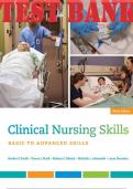 Clinical Nursing Skills 9th Edition Test Bank