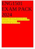 ENG1501 EXAM PACK 2024 