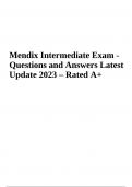 Mendix Intermediate Exam Questions and Answers Latest Update 2024 (GRADED A+)
