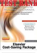 TEST BANK for Medical-Surgical Nursing in Canada Assessment and Management of Clinical Problems. 3rd Canadian Edition. Sharon Mantik Lewis, Margaret