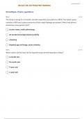 NR 328 PEDIATRIC NURSING UNIT 2 RESPIRATORY ALTERATIONS QUESTIONS WITH VERIFIED ANSWERS