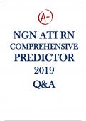 NGN ATI RN COMPREHENSIVE PREDICTOR 2019 WITH COMPLETE SOLUTION