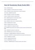 Hesi A2 Vocabulary Study Guide 2024&period;