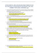 ATI RN MENTAL HEALTH ONLINE PROCTORED EXAM 2023&sol;2024 REAL EXAM WITH 60 QUESTIONS AND 100&percnt; CORRECT DETAILED ANSWERS &lpar;ngn&rpar;