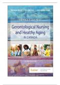 Test Bank For Ebersole and Hess' Gerontological Nursing & Healthy Aging, Canadian Edition, 3rd - 2023 All Chapters -