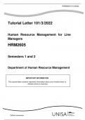 Human Resource Management for Line Managers HRM2605