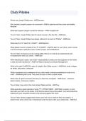 Club Pilates NEWEST 2026&sol;2027 ACTUAL EXAM COMPLETE QUESTIONS AND CORRECT DETAILED ANSWERS &lpar;VERIFIED ANSWERS&rpar; &vert;ALREADY GRADED A&plus;&vert;&vert;BRAND NEW&excl;&excl;
