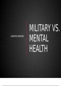 Digital Literacy- Military vs Mental Health