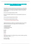 SOS NERC Prep - RElIABILITY Exam-with 100&percnt; verified solutions-2024
