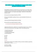 SOS NERC Prep - RElIABILITY Exam-with 100% verified solutions-2024