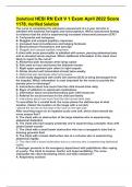 &lpar;Solution&rpar; HESI RN Exit V 1 Exam April 2022 Score 1178&comma; Verified Solution