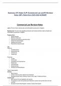 Summary LPC Notes CLIP 2023-2024 