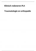 Klinisch redeneren PL4 Traumatologie en Orthopedie UMC