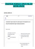 STRAIGHTERLINE MICROBIOLOGY COMPLETE FINAL EXAM QUESTIONS &vert;UPDATED&excl;&excl;