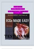 BEST ANSWERS TEST BANK ECGs MADE EASY 6TH EDITION | AEHLERT 2024/2025