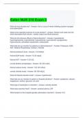 Galen NUR 210 Exam 3 Questions and Answers