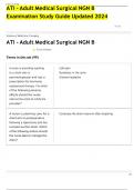 2/18/23, 6:20 AM 1/46 ATI - Adult Medical Surgical NGN B Examination Study Guide Updated 2024