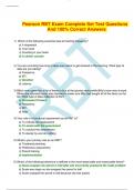 Pearson RBT Exam Complete Set Test Questions  And 100% Correct Answers 