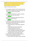 NUR 2407 HEALTH ASSESMENT ANSWERED TEST BANK Q & AS BEST EXAM SOLUTION SATISFIED GUARANTEED LATEST UPDATE GRADED A&plus;&period;&lbrack; RASMUSSEN COLLEGE&rsqb;