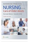 Test Bank For Advanced Practice Nursing in the Care of Older Adults Third Edition by Evelyn G. Kennedy-Malone, Laurie; Duffy||ISBN NO:10,1719645256||ISBN NO:13,978-1719645256||All Chapters||Complete Guide A+