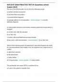 NYS EMT EXAM PRACTICE TEST &num;1 Questions solved &lpar;Latest 2023&rpar;