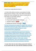 NURS 4025 HESI Critical Care Comprehensive Exam1 QUESTIONS & ANSWERS BEST EXAM SOLUTION GUARANTEED SUCCESS&comma; LATEST UPDATE GRADED A&plus;&period;