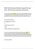Exam (elaborations) Lewis medical surgical nursing 11th  