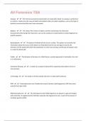 All Forensics TSA&vert;210 &vert;Review &vert; Questions with 100&percnt; Correct Answers &vert; Verified &vert; Latest Update
