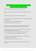 MFT Business Exam &vert; Questions and Full Answers Latest Update 2024