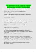 Psychopathology Final ExamQuestions and Verified Answers &lpar;2023&sol; 2024 Update&rpar;