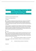 Introduction to Industrial Organization, 2nd Ed Solutions to End-of-Chapter Exercises.Questions And Answers.2024Update.