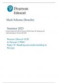 Pearson Edexcel GCSE In Persian &lpar;1PN0&rpar; Paper 3F&colon; Reading and  understanding in Persian MS 2023