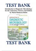 Test Bank for Introduction to Diagnostic Microbiology for the Laboratory Sciences 2nd Edition By Maria Dannessa Delost ISBN 9781284199734 Chapters 1-24 &vert;Complete Guide A&plus;